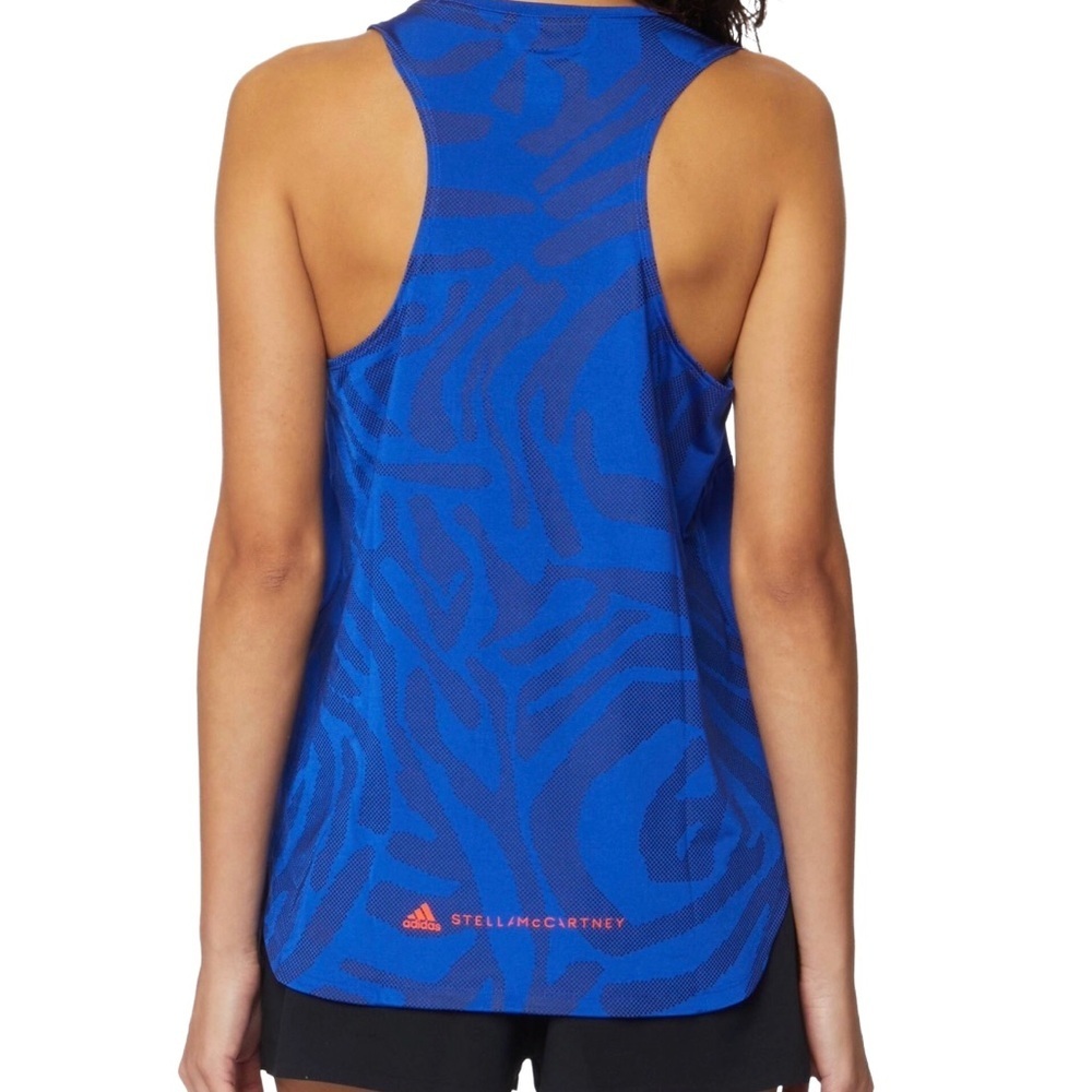 Stella McCartney Adidas Canotta Yoga / Active Wear Top Blue Sz M NWT
